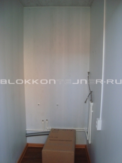 Блок-контейнер 6м туалет с двускатной кровлей, г.Липецк в Покровском
